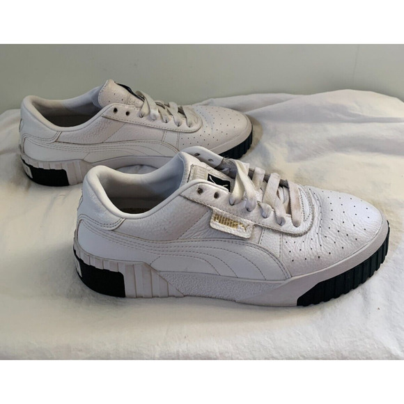Puma Shoes - Puma Cali Platform Womens Size 9.5 White Sneakers Casual Shoes 369155-04